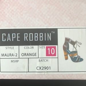 Cape Robbin Heels size 10